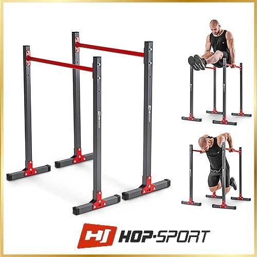 Брусья стационарные с регулировкой высоты для фитнеса кроссфита и упражнений с собственным весом Hop-Sport HS-1011K Киев - изображение 8