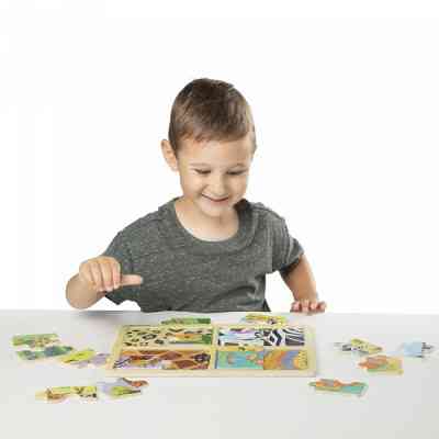 Пазл Melissa&amp;Doug дерев'яні у футлярі "Тварини" (MD31362) Вінниця