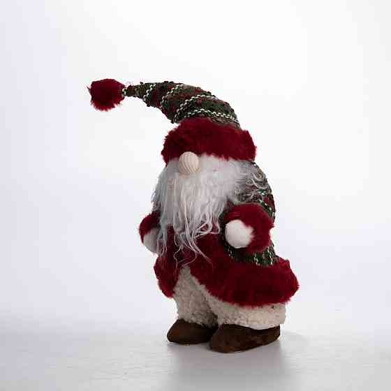 Новорічна фігурка Скандинавський Санта 15×14×38 (см) Червоний CR-4-9 Коломыя