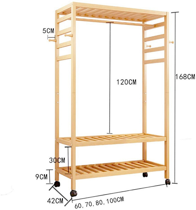 Стійка вішалка для одягу "Балчик" ваніль Миколаїв - фото 4