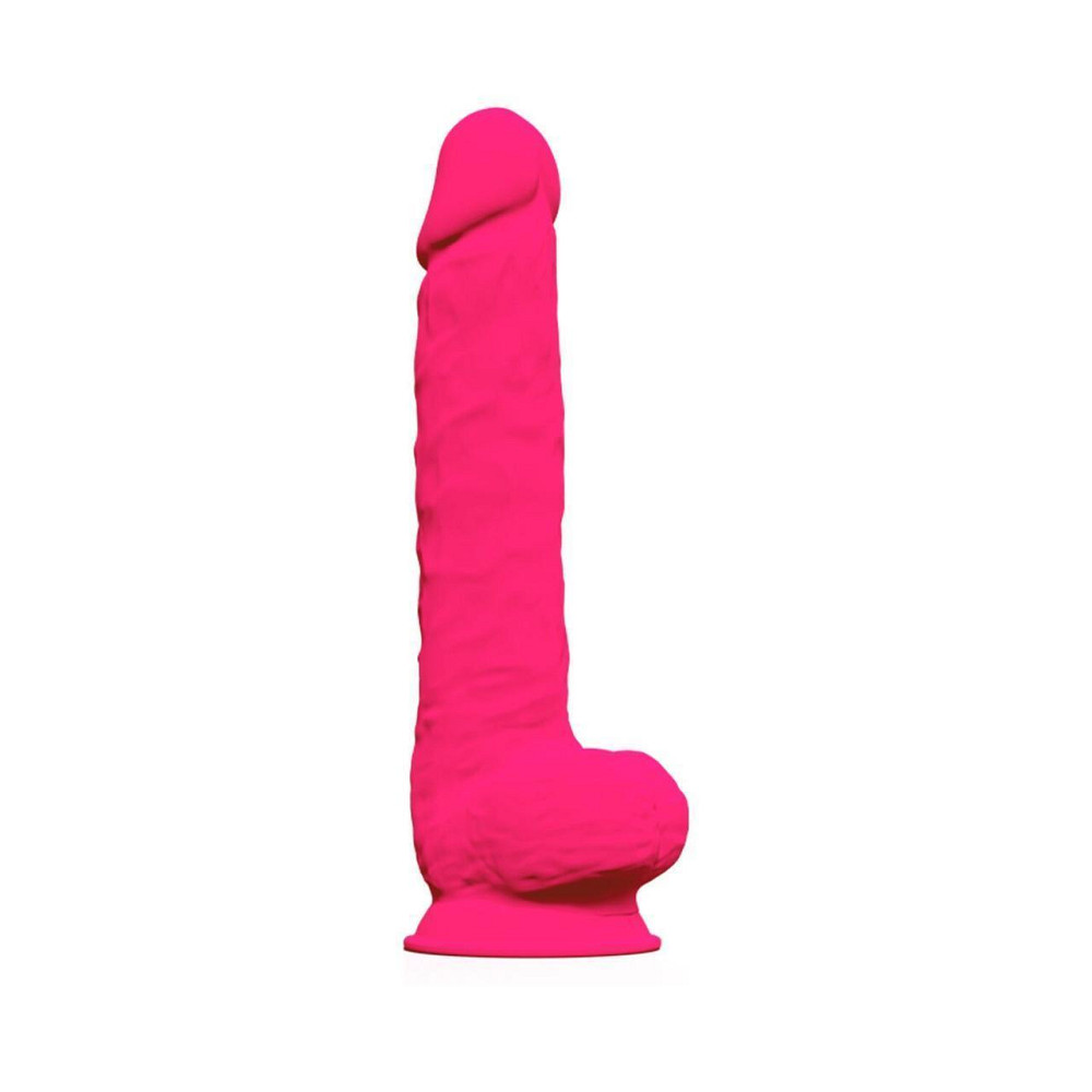Фалоімітатор SilexD Kingston Pink (MODEL 15in), двошаровий, силікон+Silexpan, діаметр 7 см Sex Aura Київ - фото 2