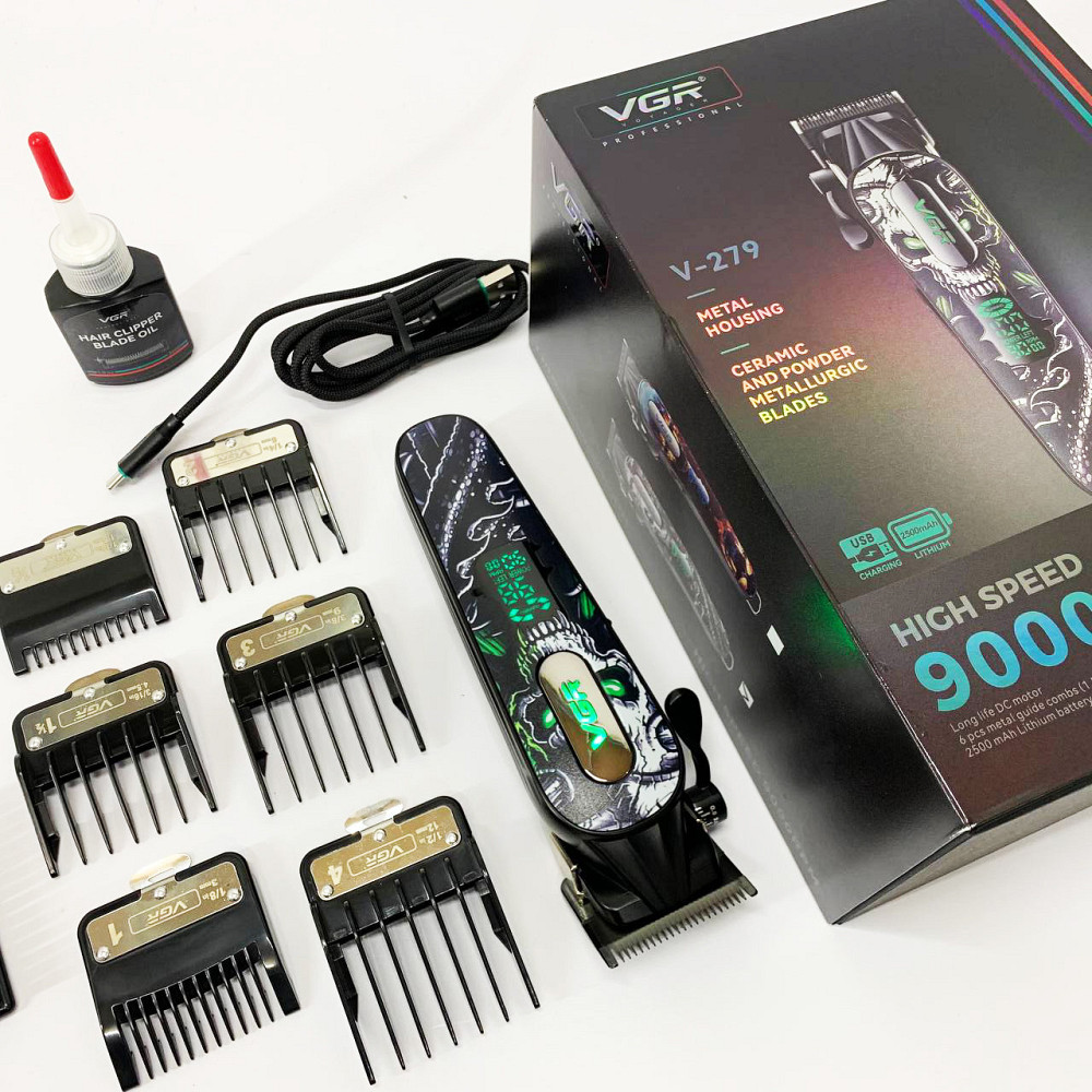 Бездротові машинки для стрижки, Тример для бороди від батарейок, професійна, Підстригальна машинка IF-49 Київ - фото 4