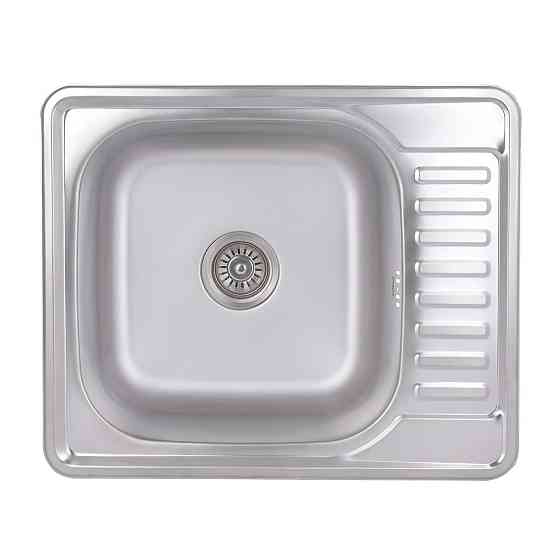 Кухонная мойка Brinex 5848 0,8 мм Satin (BRIN5848SAT08) Киев