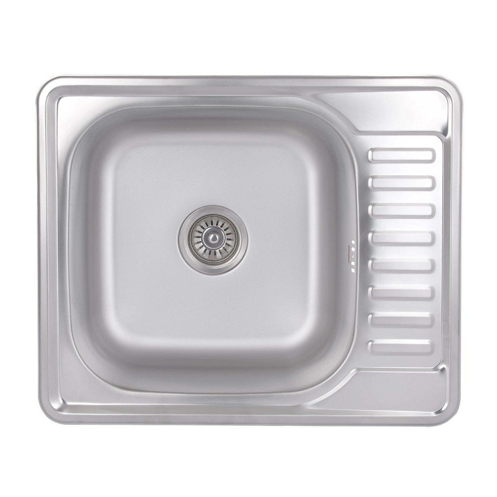 Кухонная мойка Brinex 5848 0,8 мм Satin (BRIN5848SAT08) Киев - изображение 1