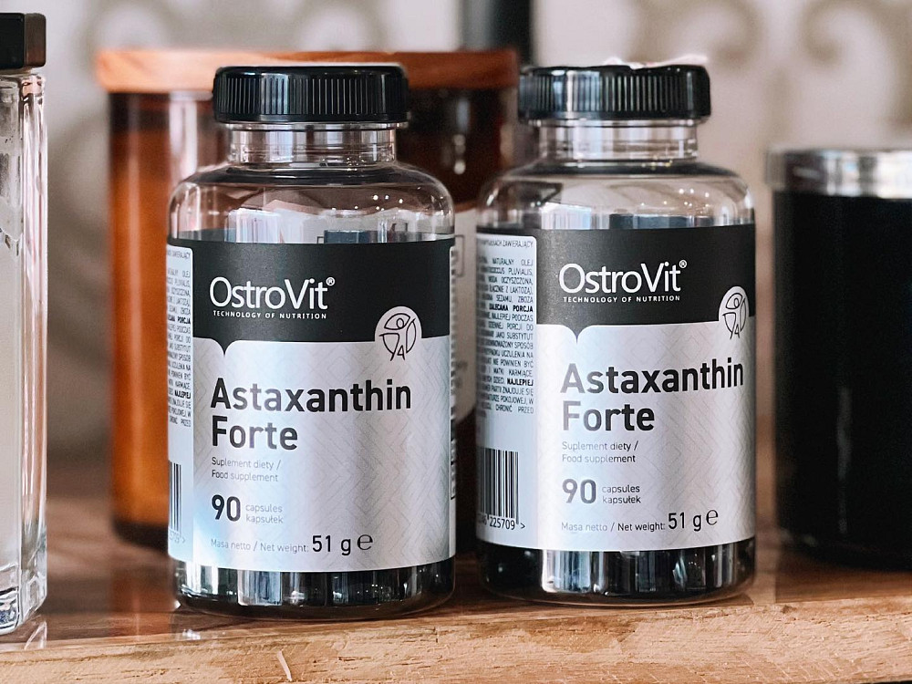 Астаксантин антиоксидант Ostrovit Astaxanthin Forte 90 caps Луцк - изображение 3
