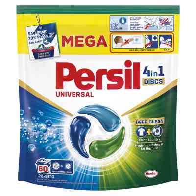 Капсули для прання Persil 4in1 Discs Universal Deep Clean 60 шт. (9000101830910) Вінниця