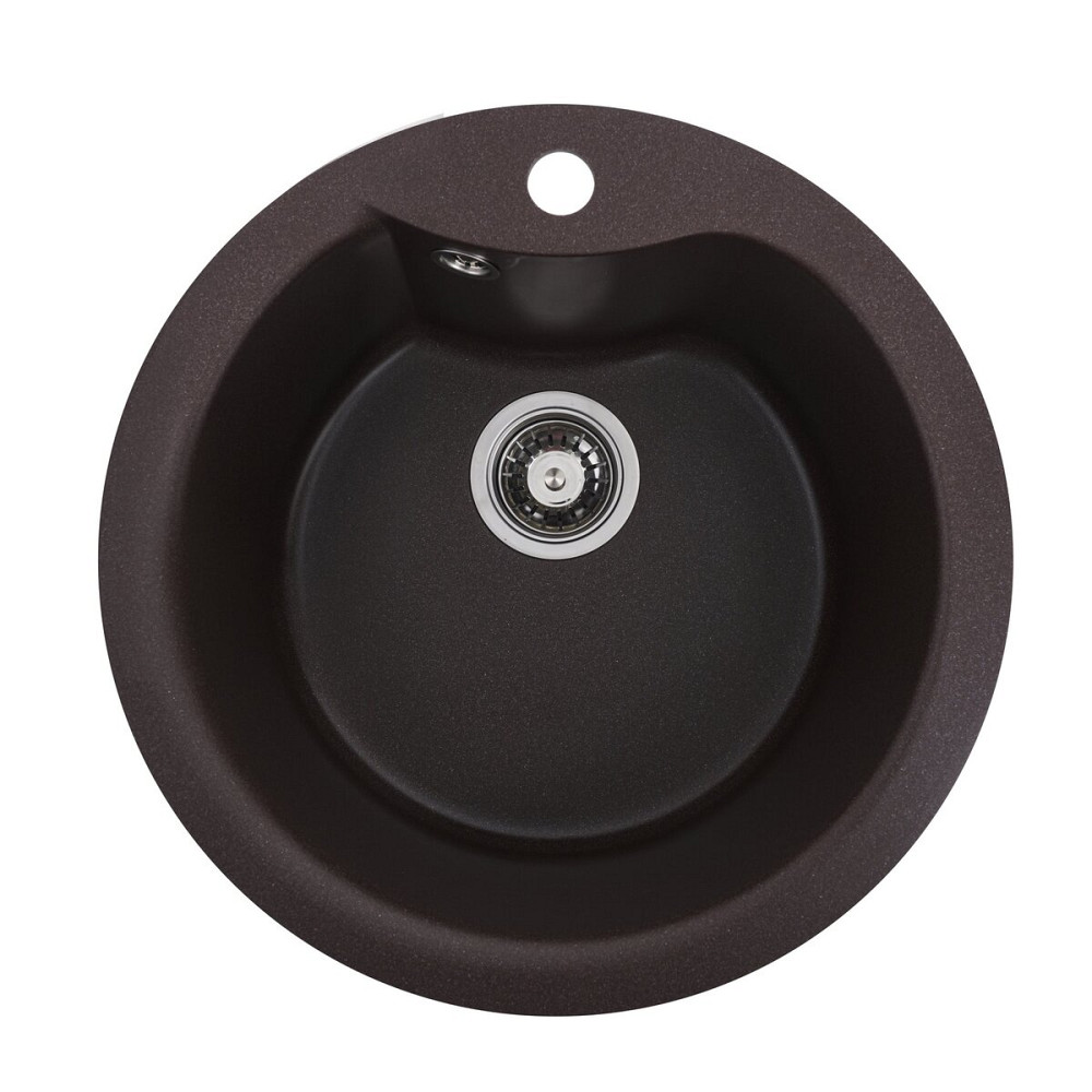 PLATINUM Гранітна мийка для кухні Platinum 480 TURAS матова Мокко Київ - фото 1