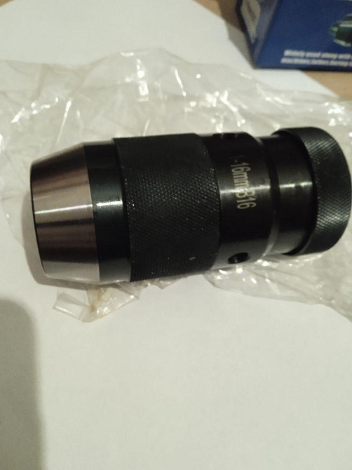 Патрон сверлильный ПСС 16 (3-18 мм) самозажимной B18 — надежное крепление для дрелей и станков Харьков - изображение 1