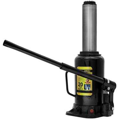 Домкрат Sigma гидравлический бутылочный 20т H 242-452мм (6101201) Винница