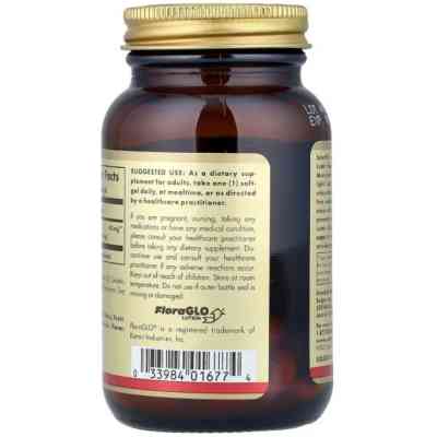 Витаминно-минеральный комплекс Solgar Лютеин, 40 мг, Lutein, 30 гелевых капсул (SOL-01677) Винница