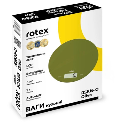 Ваги кухонні Rotex RSK16-O Oliva Вінниця - фото 5
