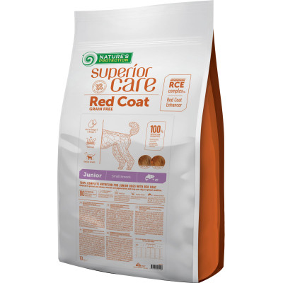 Сухой корм для собак Nature's Protection Superior Care Red Coat Grain Free Junior Mini Breeds 10 кг (NPSC47229) Винница - изображение 1