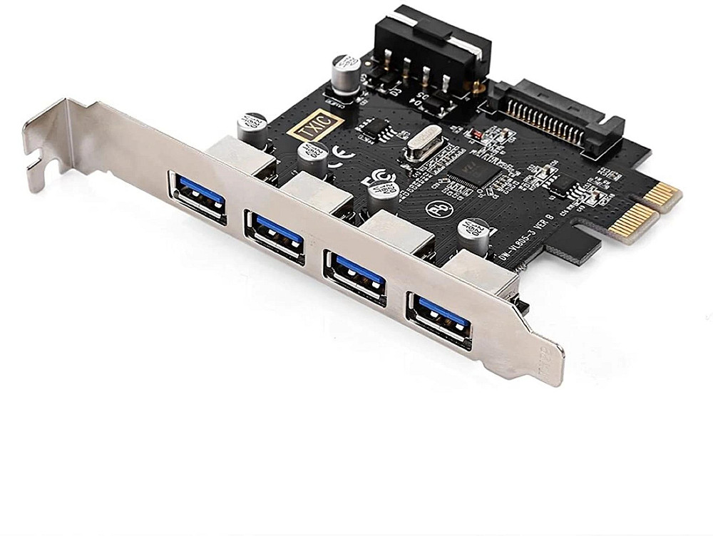 Контролер/плата розширення PCI Express на 4 порти USB 3.0 DW-VL805-3 VER B Луцьк - фото 1