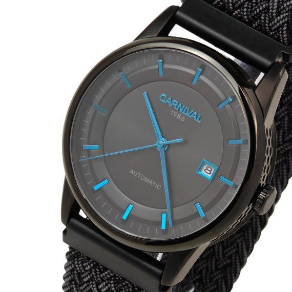 Годинник чоловічий механічний Carnival Special Smoky Magnetic (2 ремінці) Вінниця - фото 1