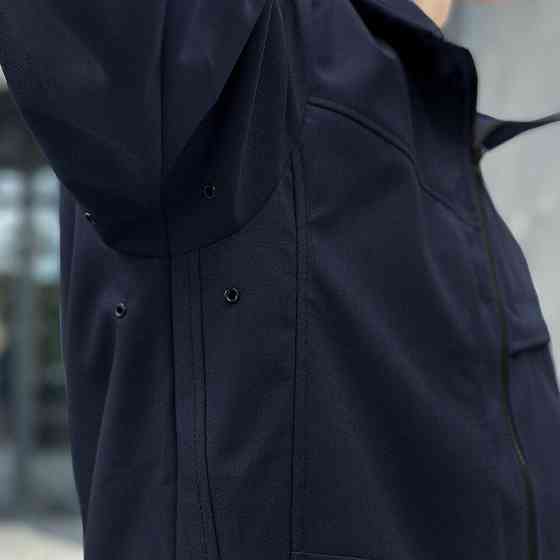 Темно-синя чоловіча повсякденна куртка на весну і осінь Pobedov Shum Київ