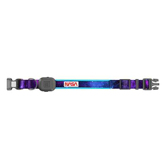 Ошейник для собак с подсветкой WAUDOG LED, NASA21, Type-C, SM, Ш 25 мм, Длин 31-45 cm Киев