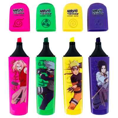 Набор маркеров Kite Highlighter Naruto, набор из 4-х цветов (NR24-444) Винница