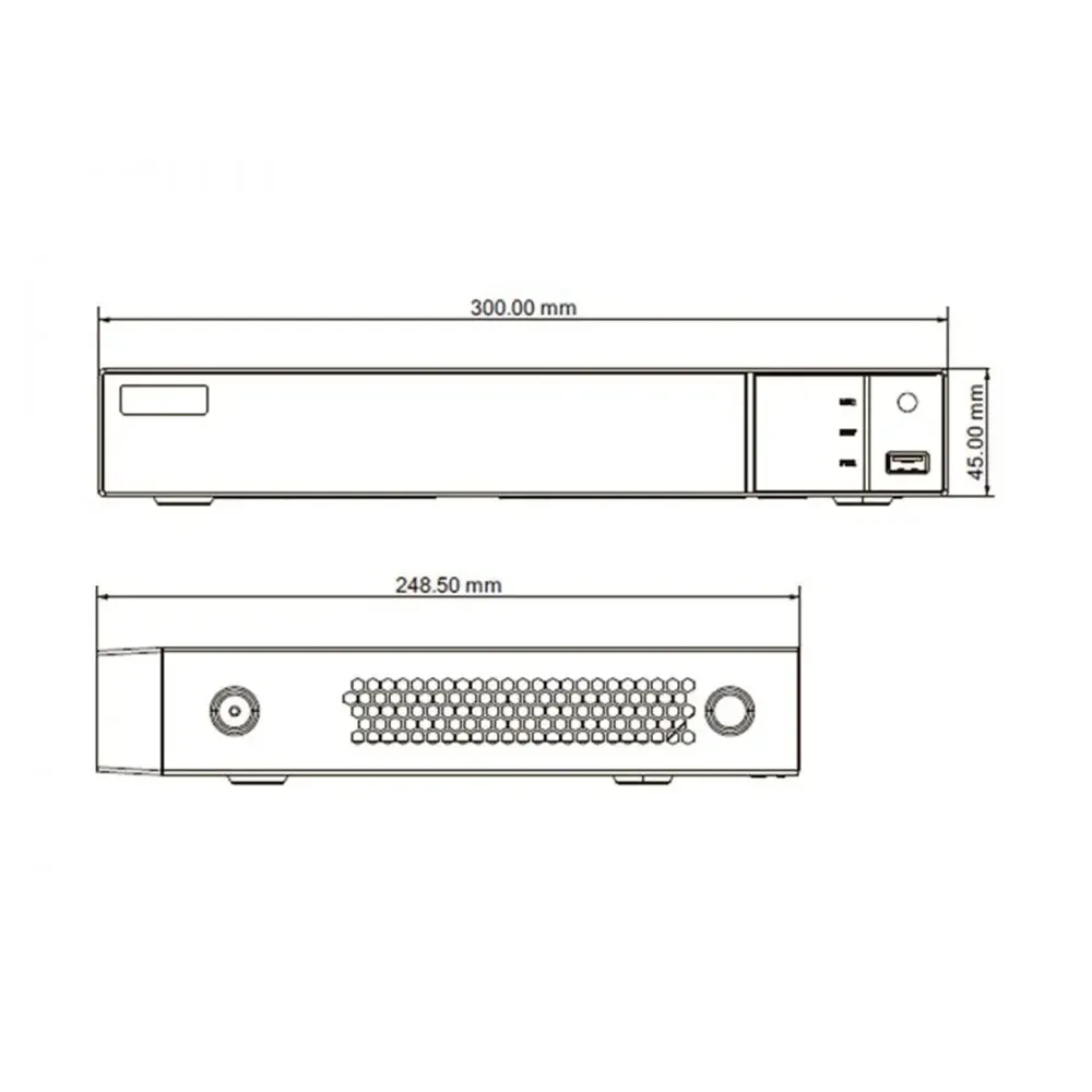 IP-відеореєстратор 8-канальний 8Mp TVT TD-308B1 для тепловізійних камер (77-00206) Київ - фото 2