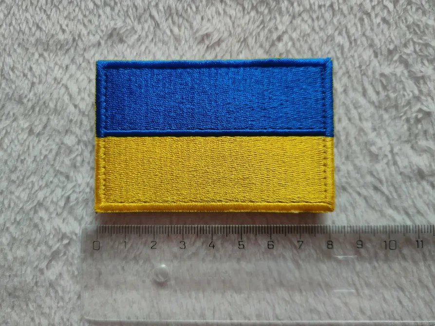 Нашивка на липучці Прапор України на одяг Київ - фото 5