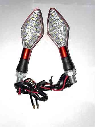 Поворот світлодіодний, човен (15 LED, біле скло) JS Київ