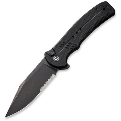 Ніж Civivi Cogent Serrated, Black G10, Darkwash (C20038E-1) Вінниця - фото 2