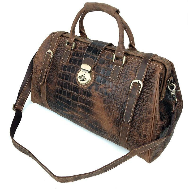 Саквояж Vintage 14410 Коричневый Киев - изображение 7