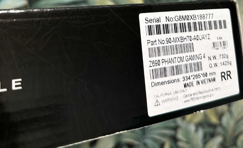 Материнская Плата Z690 Phantom Gaming 4 LGA1700 Киев - изображение 1