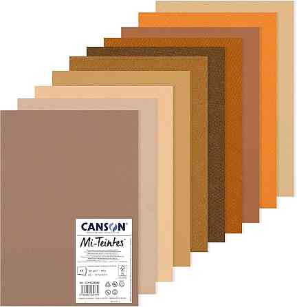 Бумага для акварели A3 160 г/м² двусторонняя коричневые тона упаковка 10 листов Киев