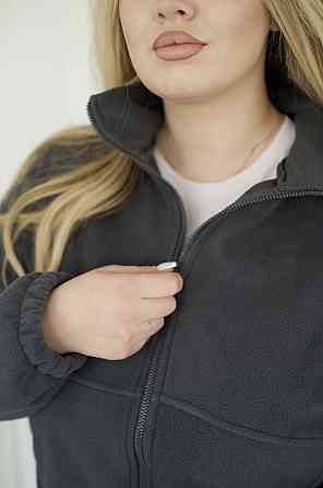 Флісова жіноча кофта на блискавці "Jacket" | Норма і батал Київ