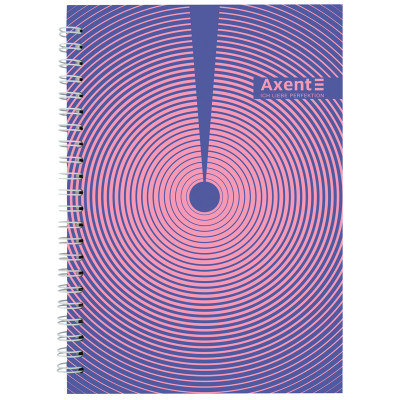Блокнот Axent на спіралі А5 96 аркушів, клітинка, тверда обкладинка №30 (8032-30-A) Вінниця - фото 1