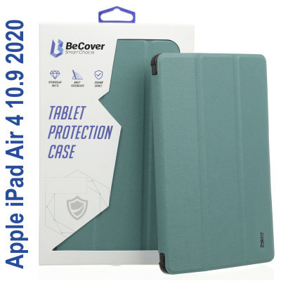 Чехол для планшета BeCover Tri Fold Soft TPU Silicone Apple iPad Air 4 10.9 2020/2021 Green (706871) (706871) Винница - изображение 1
