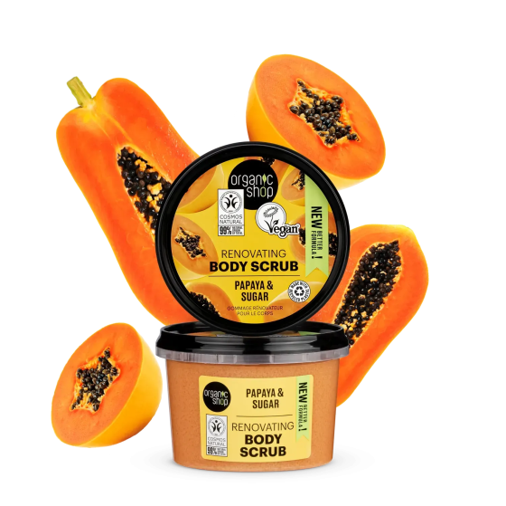 Пілінг для тіла Соковита папайя Organic Shop 250 мл Київ