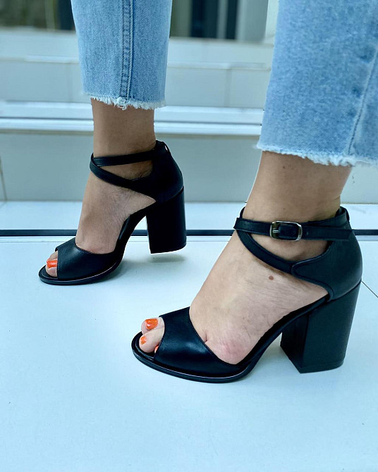 ARLEN Босоніжки жіночі ARLEN Бос-К-01/02 чорні (літо, шкіра натуральна) (3516) 38 Коломия - фото 1