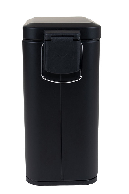 Відро для сміття з плавним закриванням прямокутне Zerix Sansa-TC0105 Black 5 л колір чорний нерж. сталь (ZX5894) Чернівці - фото 9