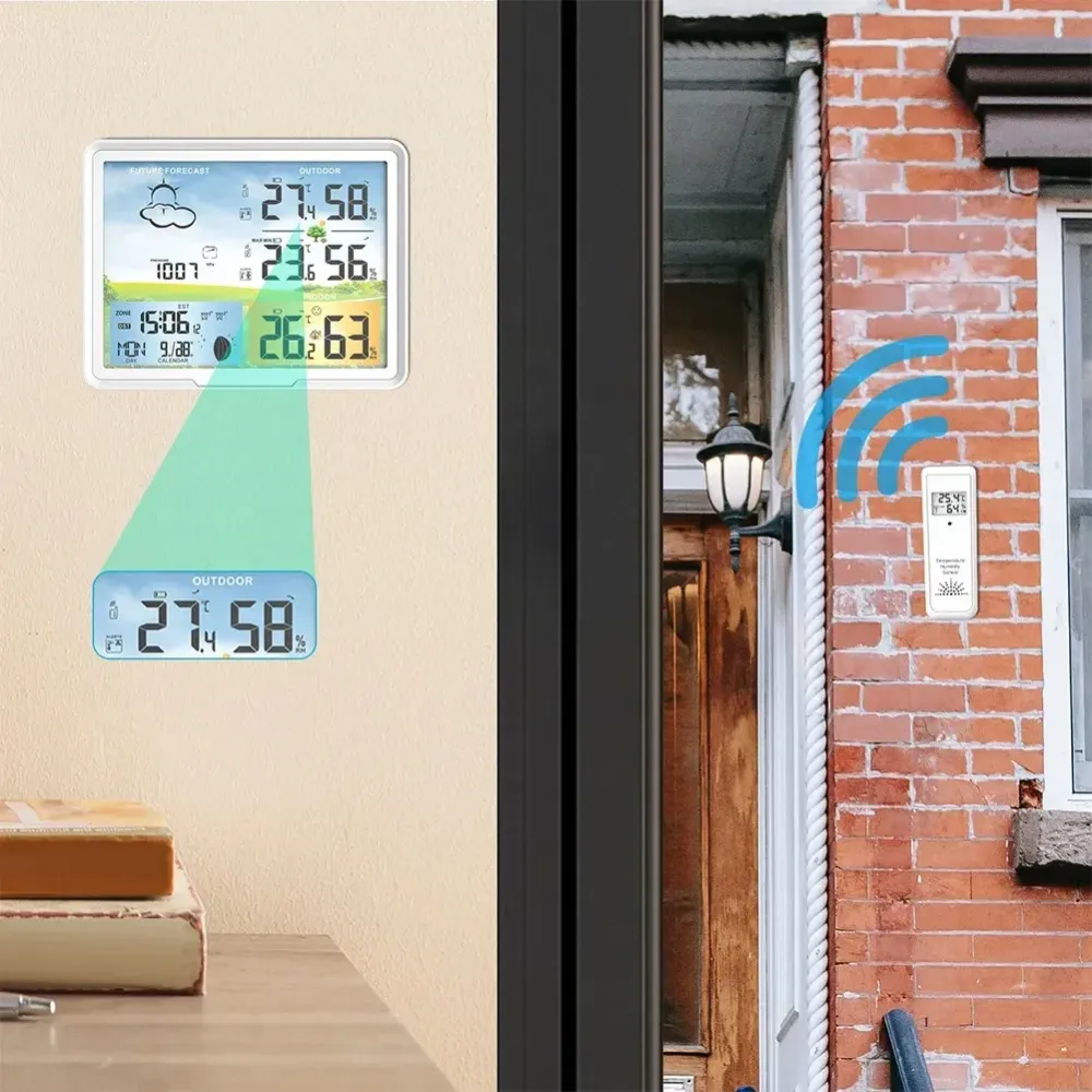 Домашняя беспроводная метеостанция с двумя датчиками Киев - изображение 18