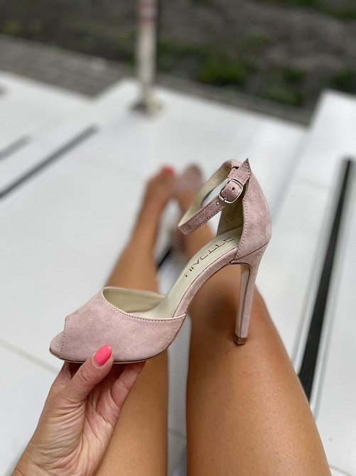 Nivelle Босоніжки жіночі NIVELLE 1794/10503-10512 пудра (літо, замша натуральна) (3672) 36р.39р Коломыя - изображение 1