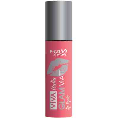 Помада для губ Maxi Color Viva Italia Glam Matt Lip Liquid 04 (4823097114711) Винница