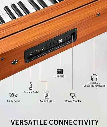 Цифрове піаніно Fesley FEP760 (стійка, 3 педалі, пюпітр, адаптер) Харків