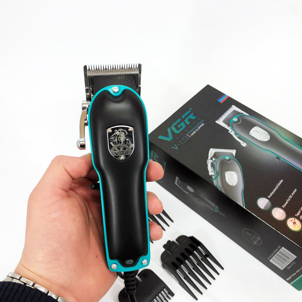 Машинка для стрижки волос и затылка VGR, Машинка для разных стрижек аккумуляторная KC-99 Львов - изображение 7