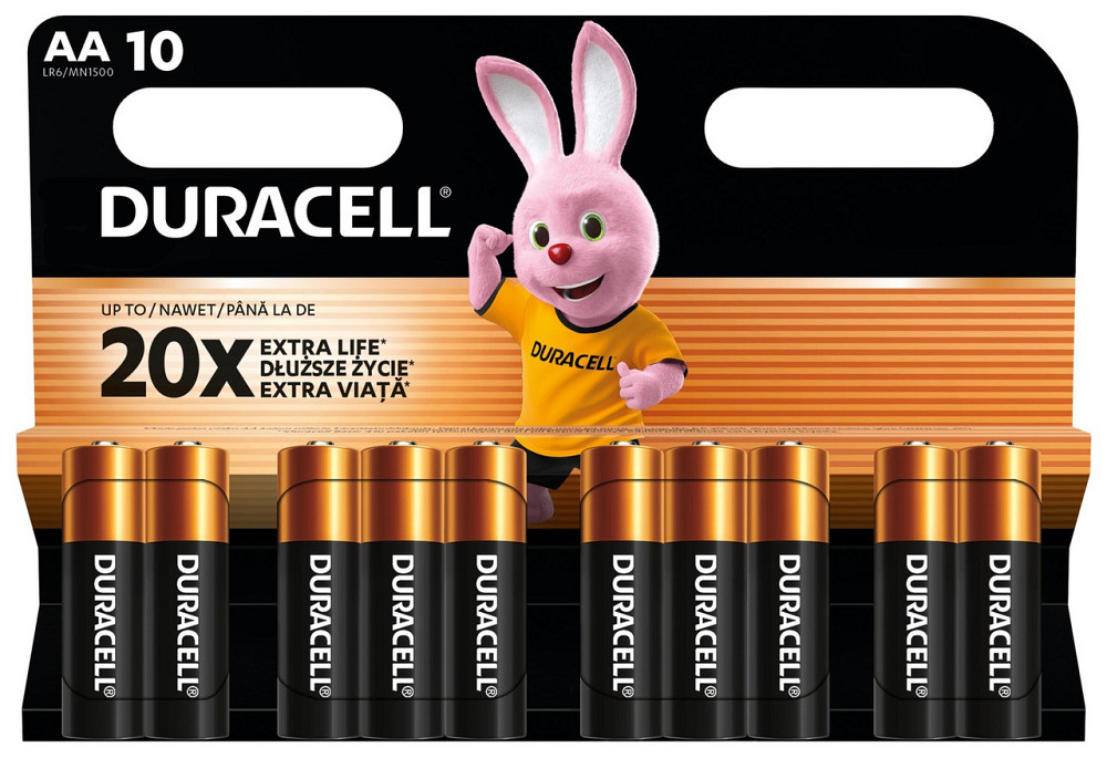 Лужні батарейки Duracell LR06 MN1500 уп. 1x10 шт. (6425676) Київ - фото 7
