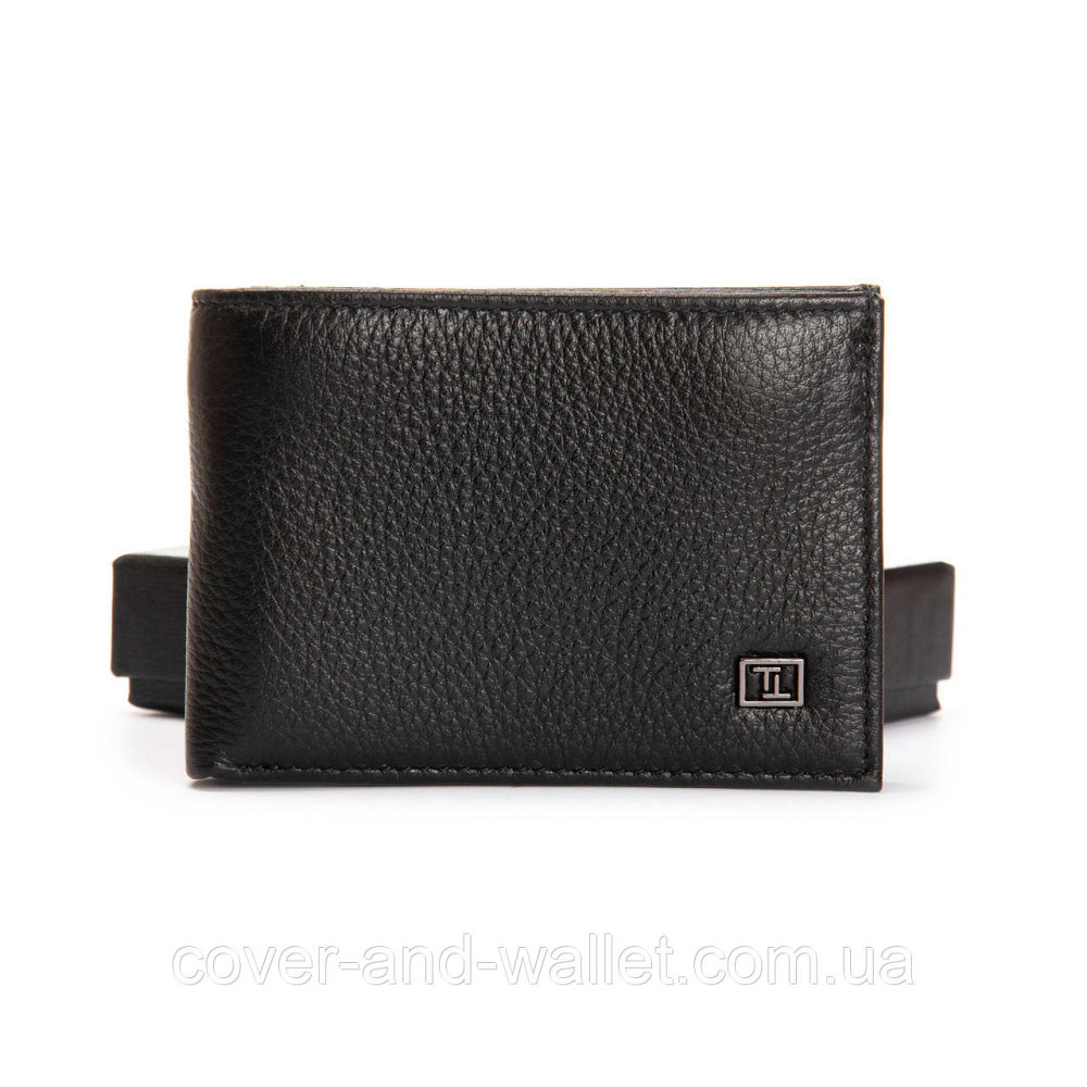 Маленький чоловічий гаманець затискач на багато карток чорного кольору Bretton Київ - фото 2