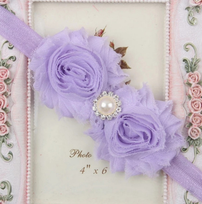 Повязка детская на голову one size сиреневый Киев - изображение 1