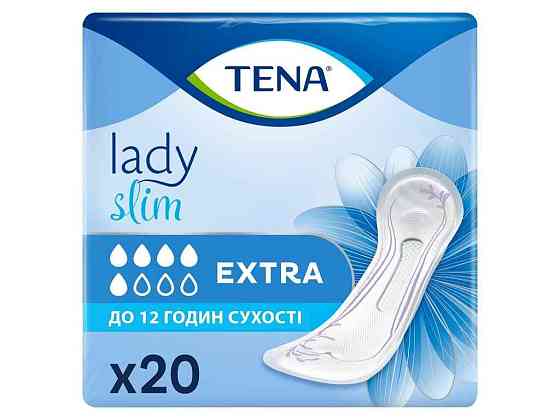 Прокладки урологічні 20шт жін. 5 крап Lady Slim Extra ТМ Tena   Solmir Київ