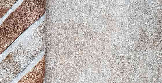 Шпалери вінілові на флізеліні AdaWall Roka 1.06х10 під венеціанську штукатурку коричневі бежеві 23111-5 Київ