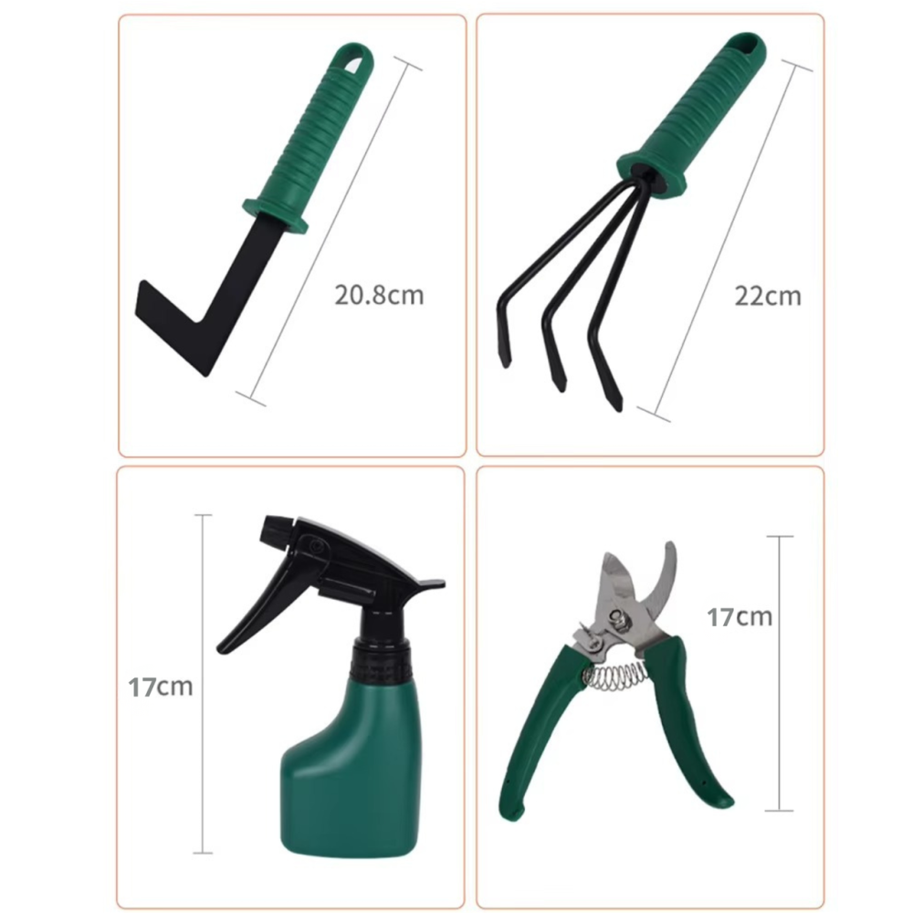 Набор инструментов 10в1 для сада и огорода кейс комплект ручных инструментов садовый набор инструментов портативный Каменец-Подольский - изображение 11