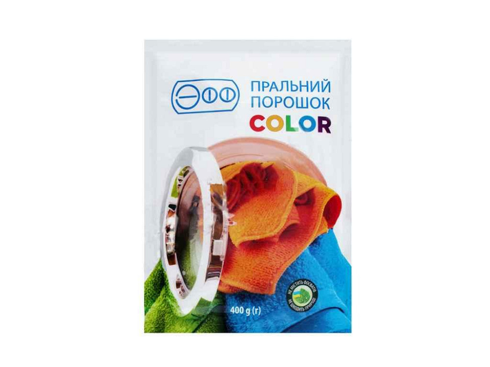 Пральний порош. Дой-пак Універсальний 400г (Колор) ТМ ЭФФ   Solmir Київ - фото 1