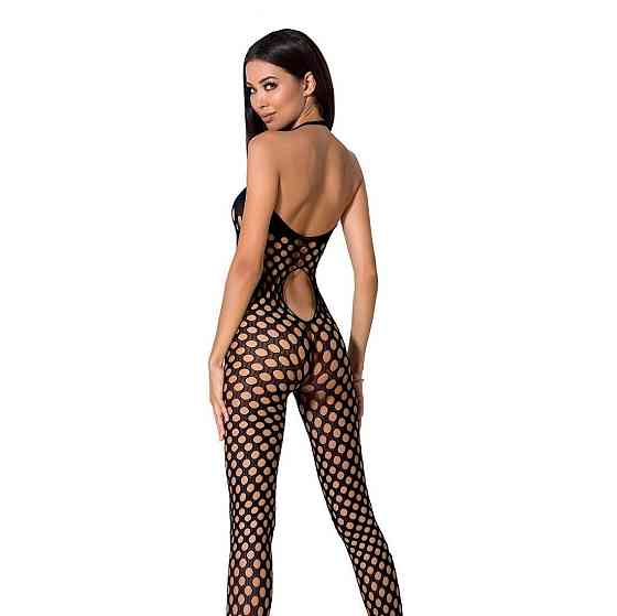 Сексуальный бодистокинг Passion BS065 One Size, Black, комбинезон, крупная сетка Sex Aura Киев