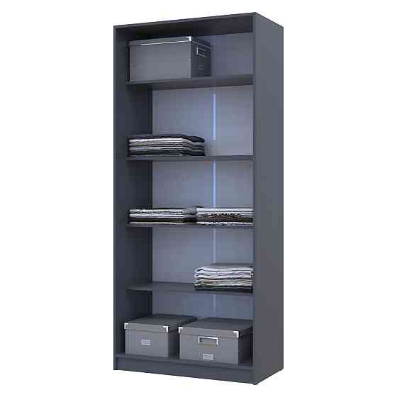 Полиця для одягу Doros Promo Графіт 3шт. 86.7х35х1.6 (DRS-011564) Львів