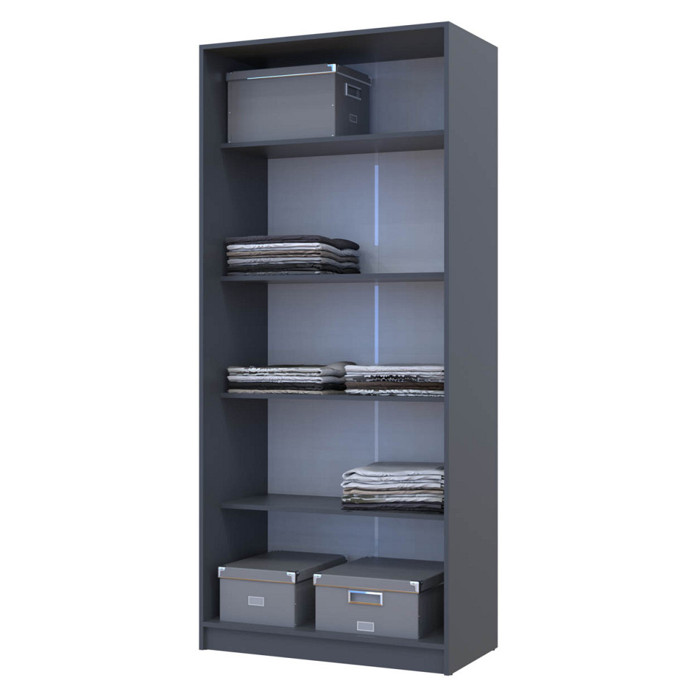 Полиця для одягу Doros Promo Графіт 3шт. 86.7х35х1.6 (DRS-011564) Львів - фото 4