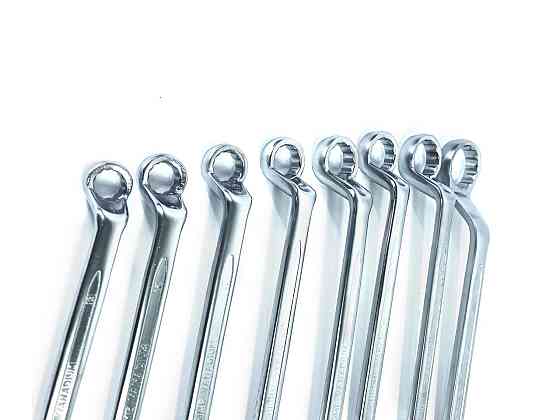 Набір ключів відігнутих накидних на 75грд. 11 предметів Одесса